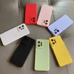 Camera Protection Silicone Phone Case for Xiaomi Redmi Note 12 Global Shockproof Cover For Redmi Note12 4G Couqe Fundas