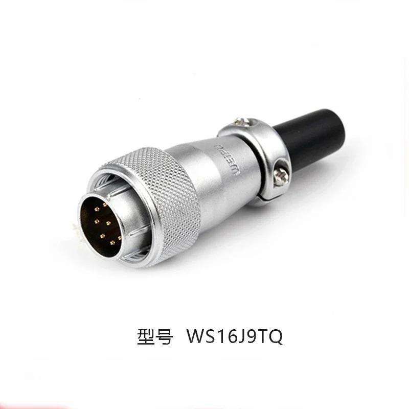 WS16 TQ+Z 2 3 4 5 7 9 10 Pin Male Plug Female Socket Industrial Waterproof Connector Panel  AC DC Electrical Power Adapter
