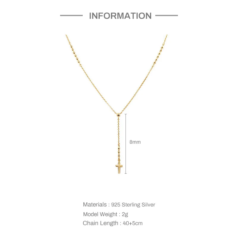 Aide Halskette aus 925er-Sterlingsilber, elegante Y-Form, für Damen, Temperament, lange Kette, Quaste, Wassertropfen, CZ-Zirkon-Anhänger-Halskette – Detail 16