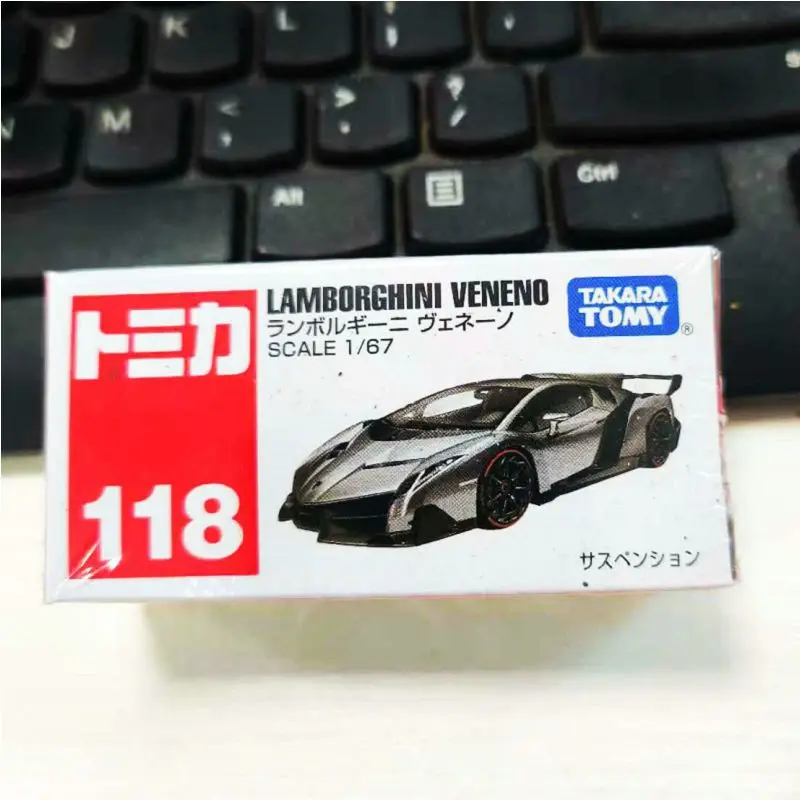

TAKARA Tomy Tomica No.118 Lamborghini Vu~eneno Casting Static Alloy Car Vehicle Diecast Metal Mode Collection Display Toy Gift