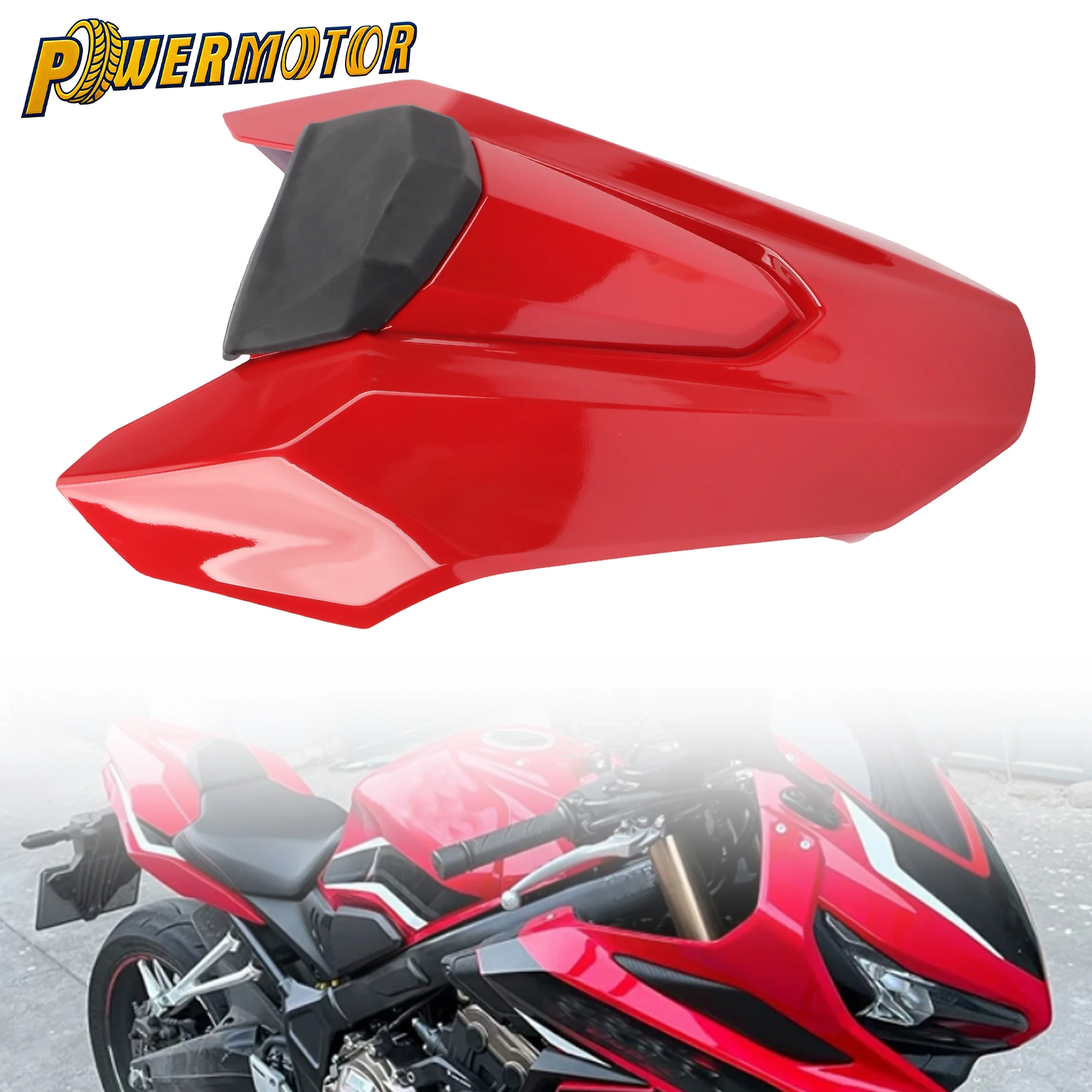 

For Honda CB650R CBR650R 2024 2025 Motorcycle Pillion Rear Passenger Seat Cover Tail Section Fairing Cowl Modified Parts