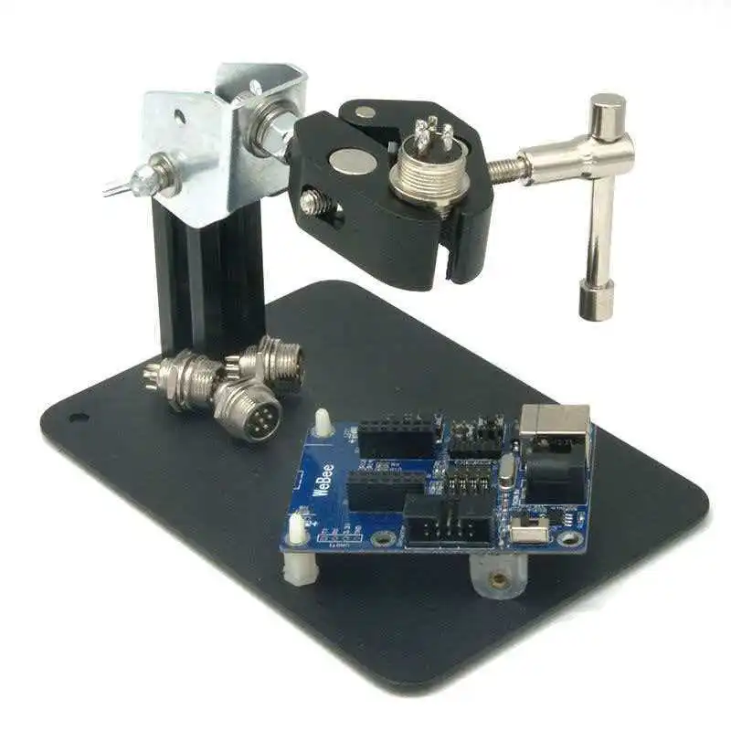 Aircraft connector DB plug motor cable PCB circuit board soldering station soldering bracket electronic bench vise fixture