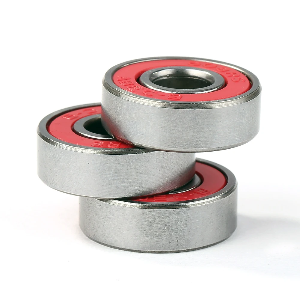 

10pcs Miniature Bearings 8x22x7mm 608rs ABEC-9 Miniature Ball Bearings Deep Groove Longboard Bearing Carbon Steel for Skateboard