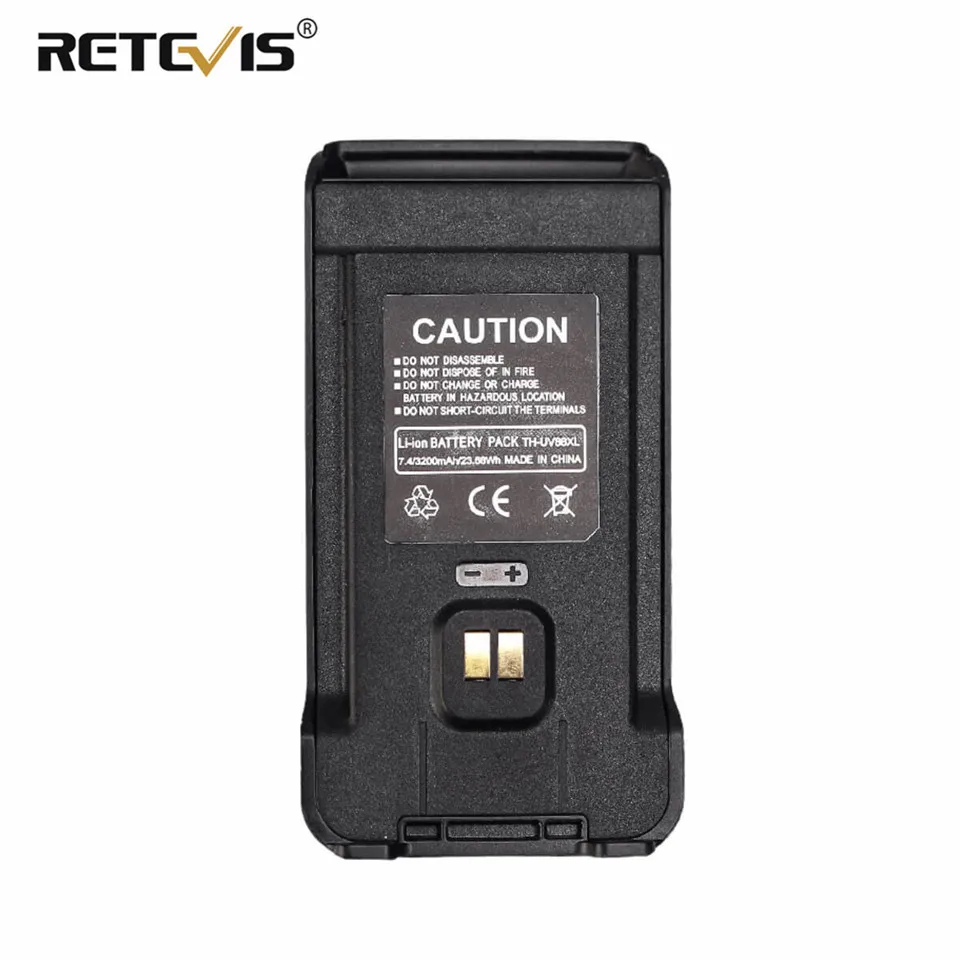 Brand New Original Rechargeable Li-ion Battery Pack for Retevis RT85 Ham Two Way Radio 3200mAh Large Capacity Battery for RT85