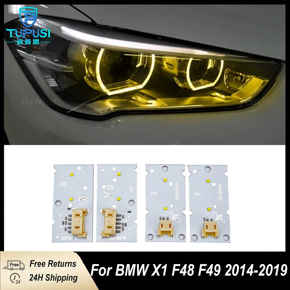 

Yellow DRL Light Module for BMW X1 F48 F49 2014 to 2019 Low Spec Headlamp LED Retrofit EU US Version Lighting Replacement Unit