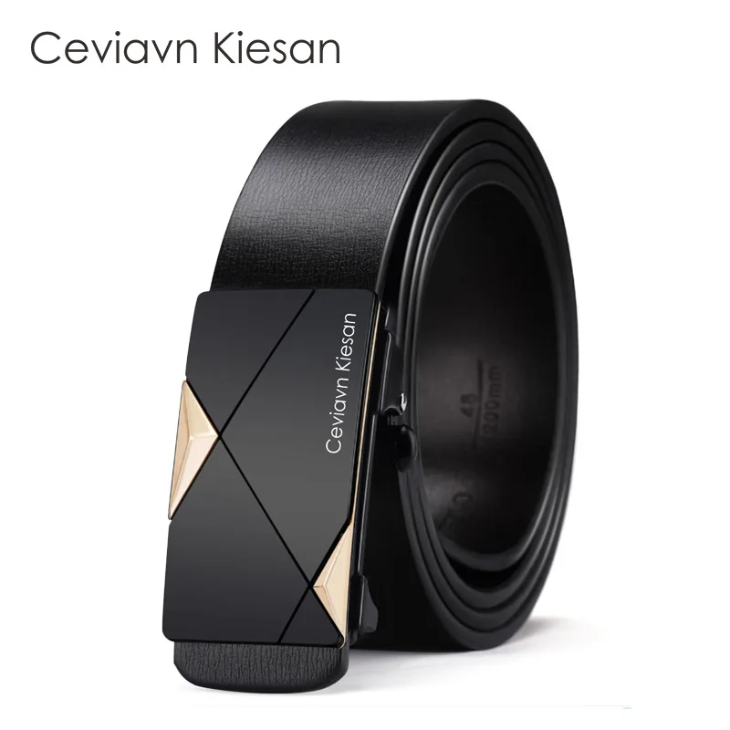 

Stylish Men's Luxury Designer Leather Belt Fashion Belts for Daily Life Leisure Party Festival Work and Business Automatic Buckl