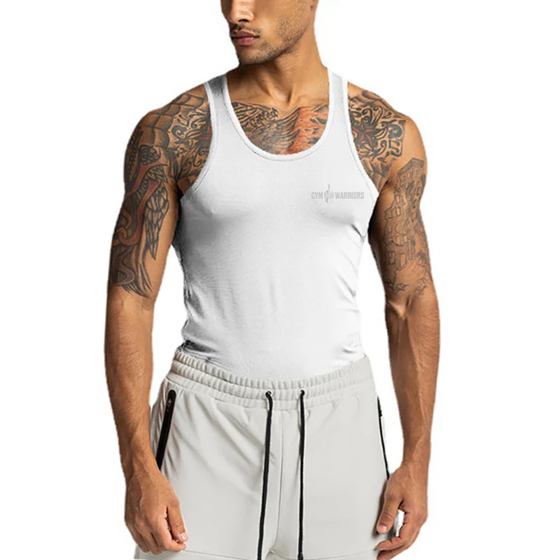 

New Arrivals Summer Men's Sweat-absorbing Tank Top Comfortable Breathable Workout Running Sleeveless Top