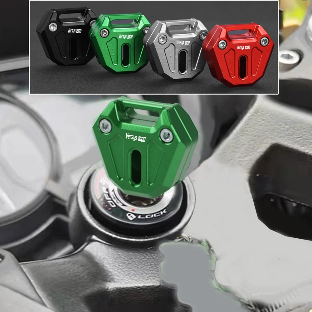 

For Kawasaki VERSYS1000 VERSYS 1000 2012-2022 2023 2021 2020 Motorcycle Accessories Key Case Cover Shell Keychain Keyring Cap