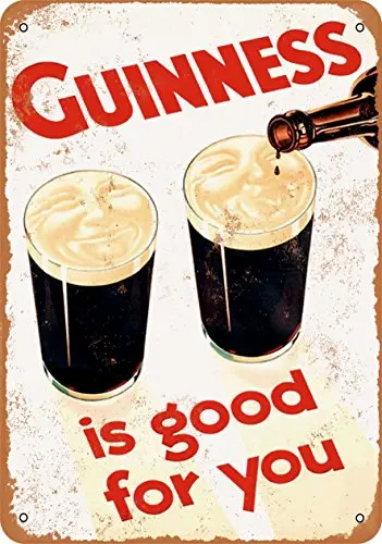 Wall-Color  Metal Sign - 1929 Guinness is Good for You - Vintage Look