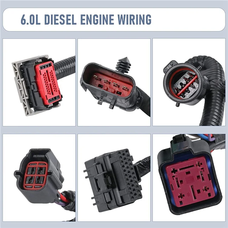 

ABRU-Для Ford Super Duty 6.0L 2005-2007 Жгут проводов дизельного двигателя 5C3Z-12B637-BA 5C3Z12B637BA