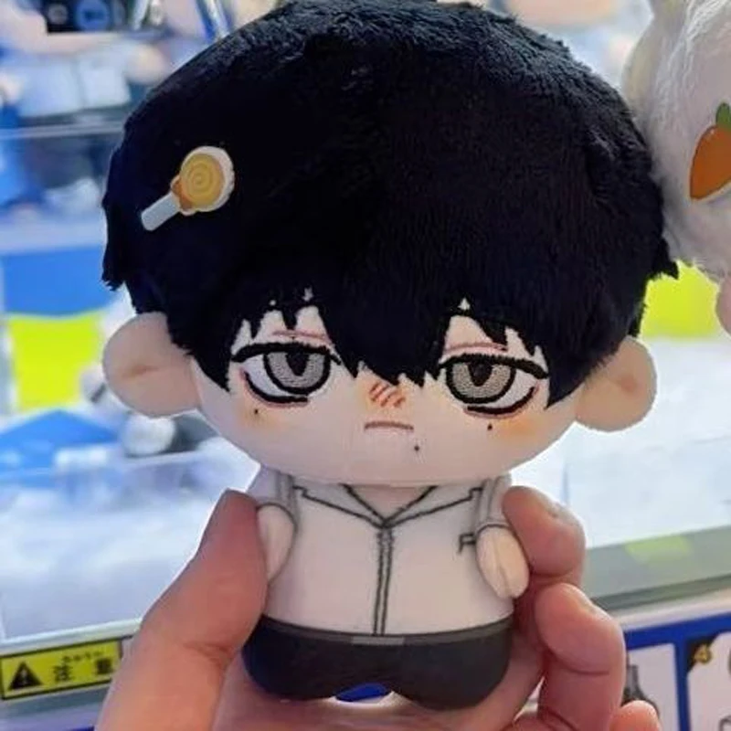 Funny Black White Hair Anime The Summer Hikaru Died Plush Toys Keychain Pendant Animation Character Figures Bag Keys Chain Doll