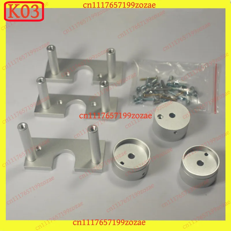 k03 1set Nema 23 Stepper Motor Conversion Kit 6.35mm Shaft CNC Machine Mounting Set for MF70 Milling Machine Accessories