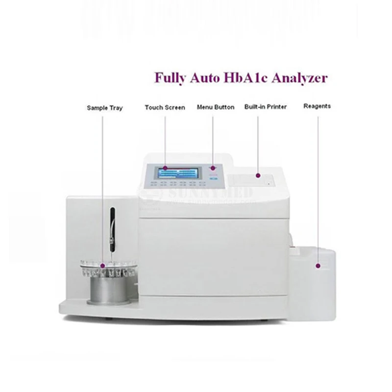 SY-B035 Full Automatic Hematology LPLC Hemoglobin hba1c Diabetes Analyzer with Thermal Printer