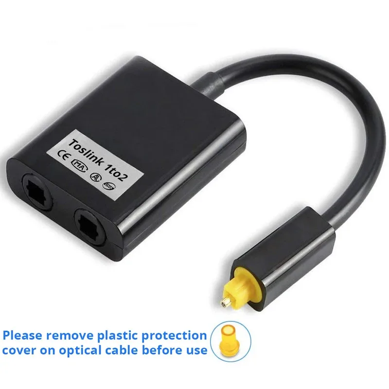 

Digital fiber optic splitter 1 in 2 out