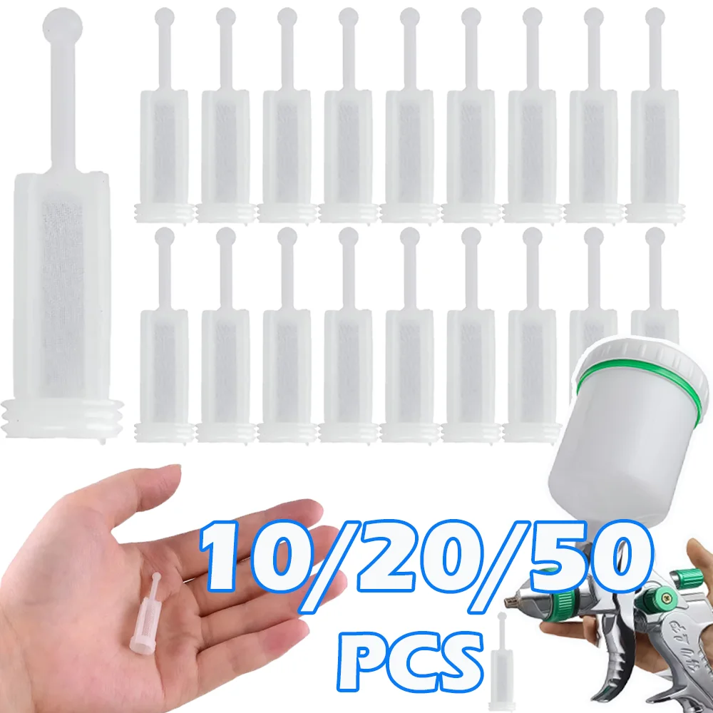 

Car Paint Spray Gun Nylon Mesh Filter Disposable Universal Gravity Feed Paints Strainer Auto Paint Tool Accessories 10/20/50PCS