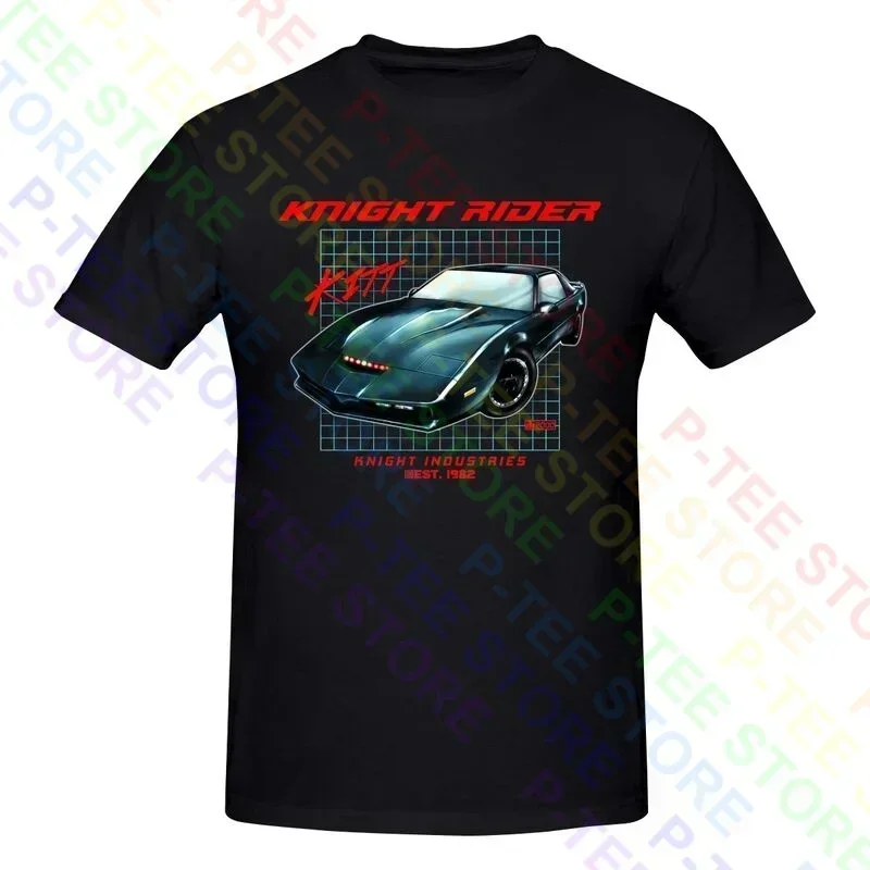 Camiseta clásica de Knight Rider 1982, camiseta de David Hasselhoff Knight Industries Kitt Firebird