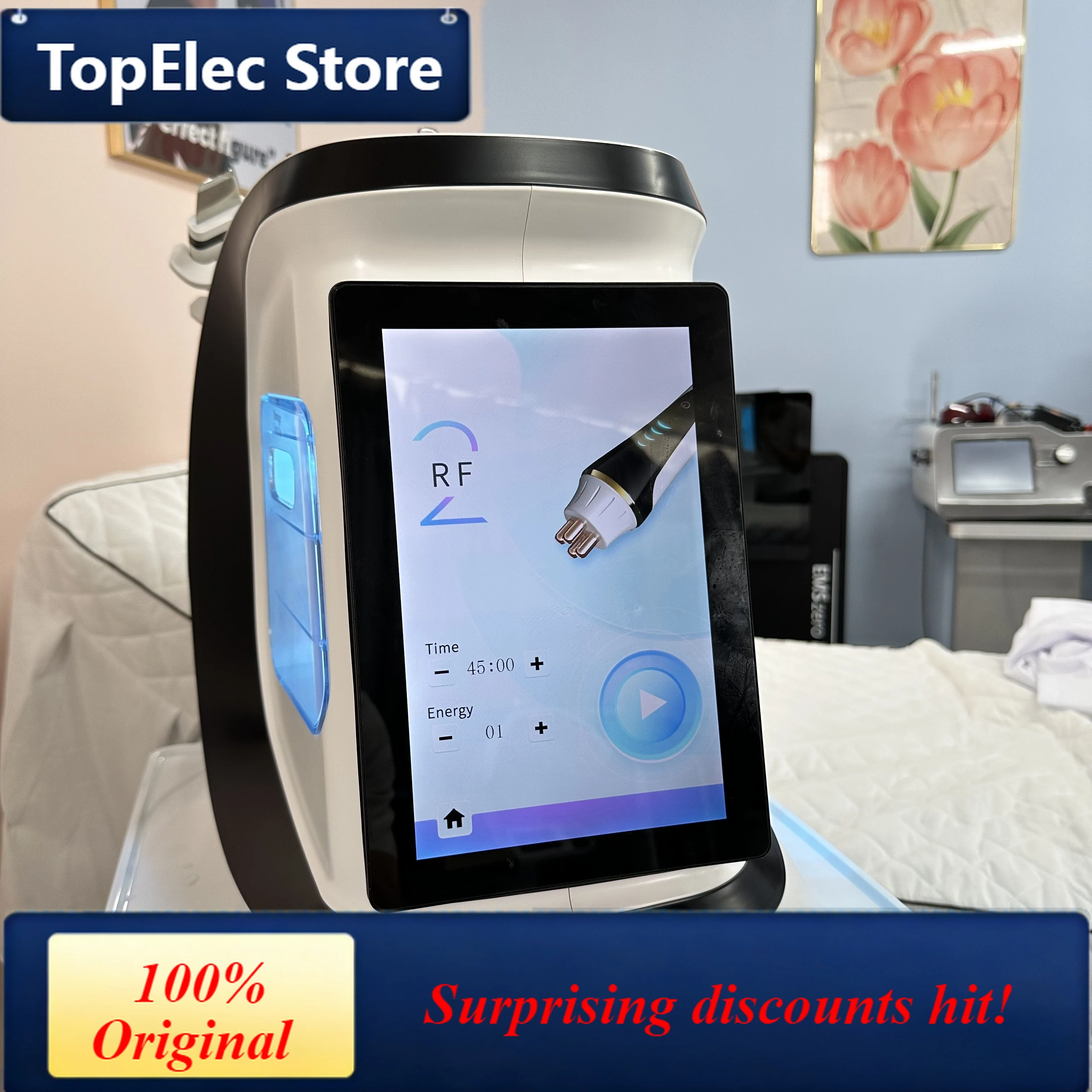 TopElec Small Bubble Comprehensive Skin Management Device Cleaning, Hydrating, Tendering, Massage and Beauty Device