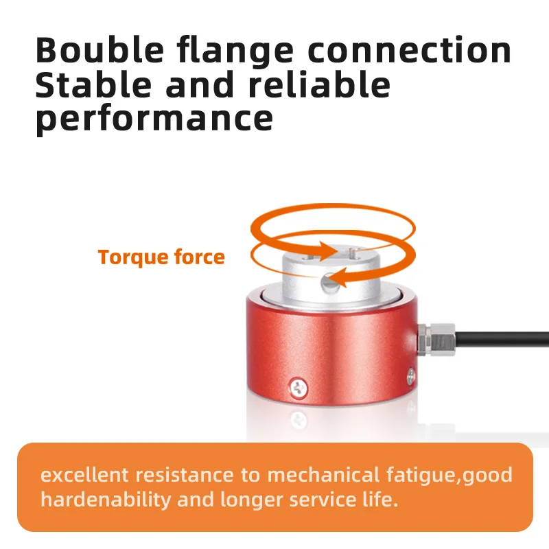 Semi-flange static torque sensor from the manufacturer with a range of 1NM for robotics