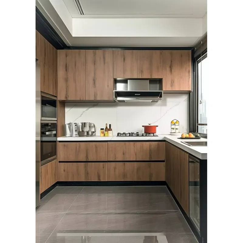 Multi-layer compartment kitchen locker with pot storage area, suitable for small studio single room cooking area