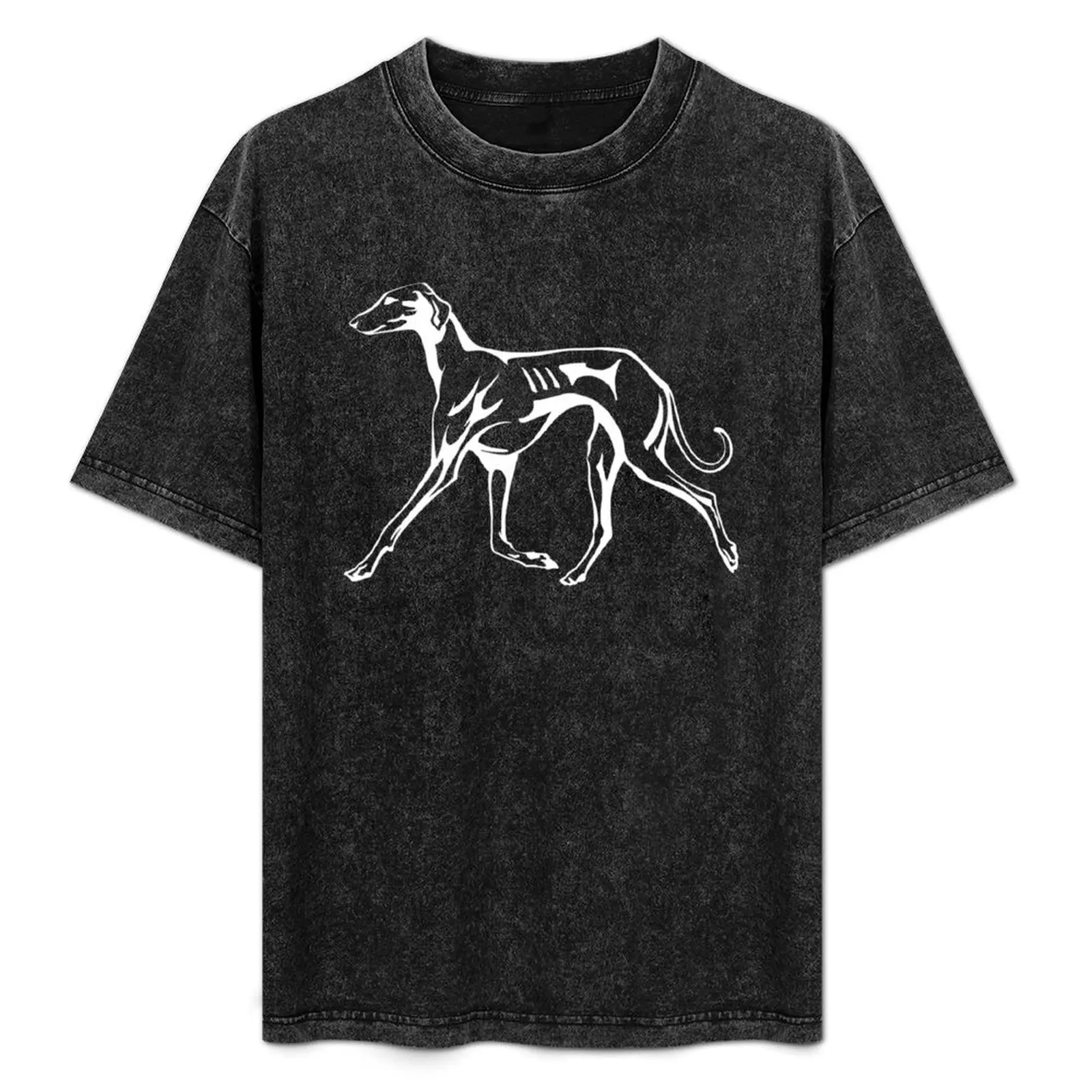 

Azawakh White Lines T-Shirt Comfortable Work Wear Tee
