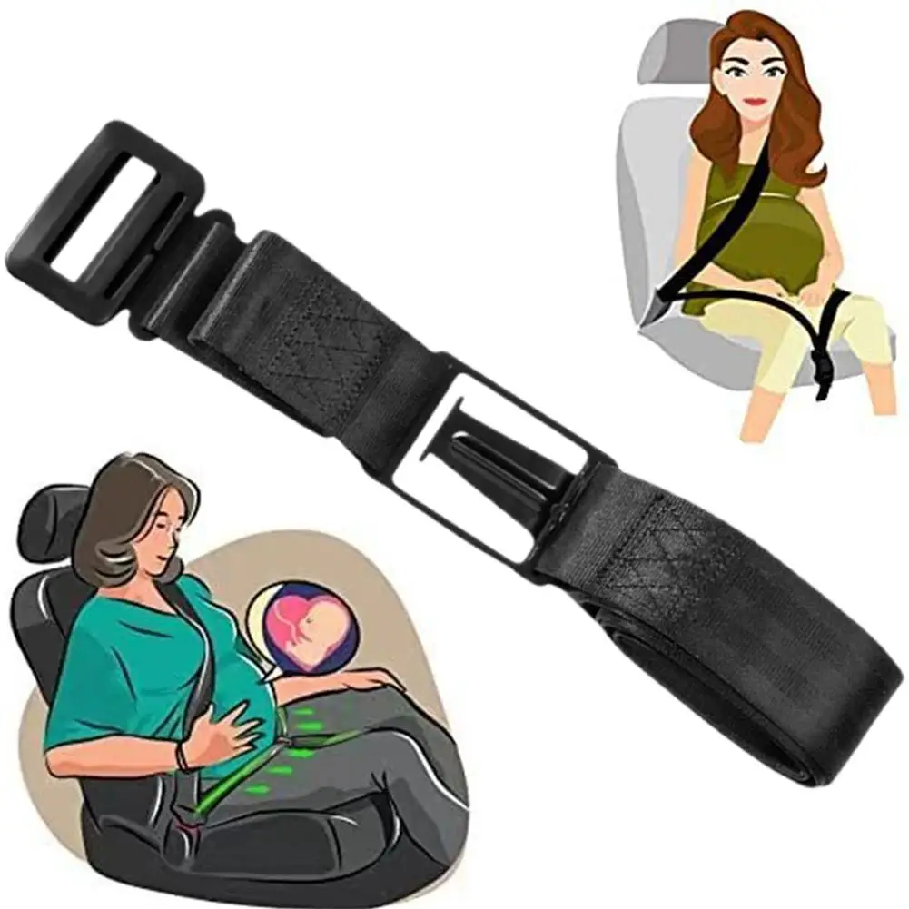 

Car Safety Belt For Pregnant Women Anti-collision Abdominal Support Tool For The Front Passenger Adjuster Safety Belt Limit U5T7