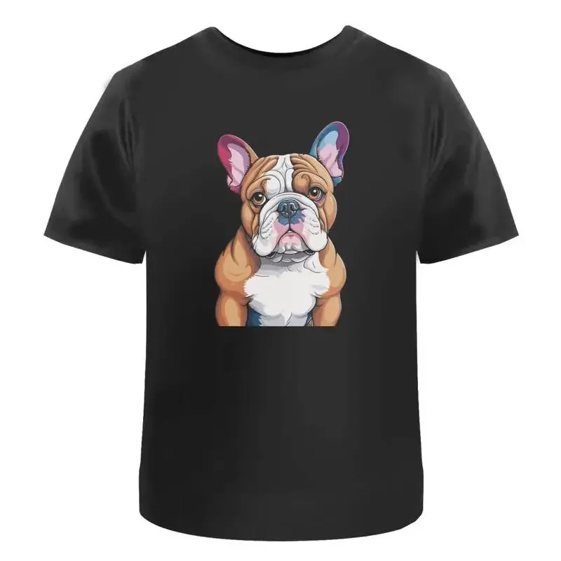 Posing Bulldog' Cotton T Shirt Ta045183