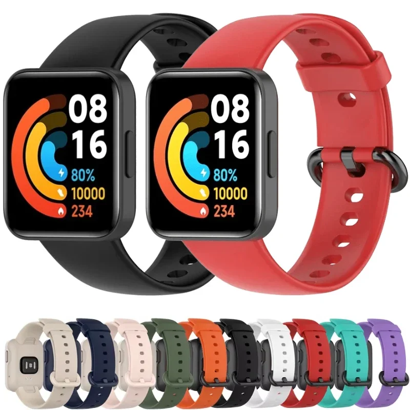 Sports Original Silicone Strap For Xiaomi Watch 2 Lite Smart Watch Comfortable Wristband For Redmi Watch 2 Lite Correa Bracelet