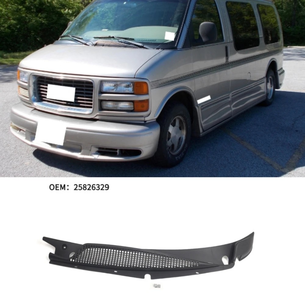 

Front bumper hood water guide plate 25826329 For Chevrolet Savana 2006-2020