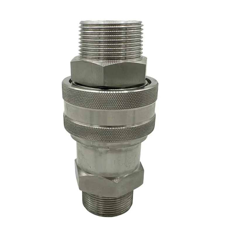 For Double Self-sealing Hydraulic Quick Connector High Pressure Hydraulic YouTube