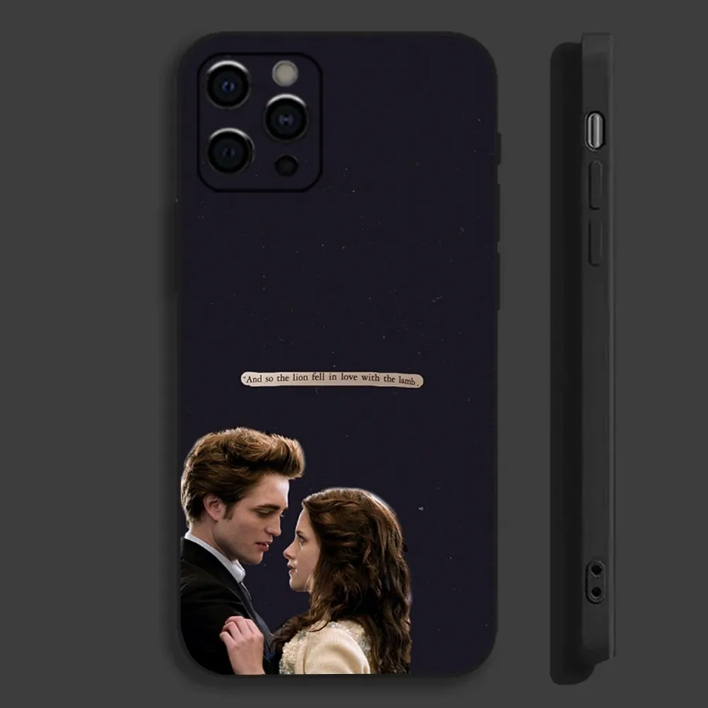 T-Twilight TV Series Phone Case For Apple iPhone 15,14,13,12,11,Pro,X,XS,Max,XR,Plus,Mini Soft Black Cover