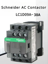 Schneider New black version AC Three-pole contactor 3P LC1D09 LC1D18 LC1D25 LC1D32 LC1D38  B7C F7C Q7C M7C 24V 110V 220V 380V