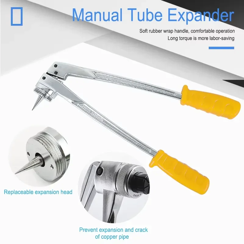 10-42mm Lever Type Direct Refrigeration Copper Tube Expander with Cutter and Cup Mouth Expander Models CT-100M-L/CT-100A-L
