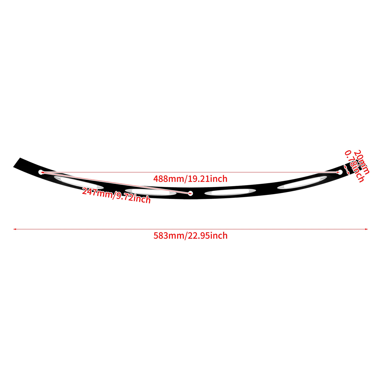 Motorcycle Windshield Trim Black Windscreen Trim Cover For Harley Touring Ultra Limited Electra Street Tri Glide FLHX FLHT 14-22