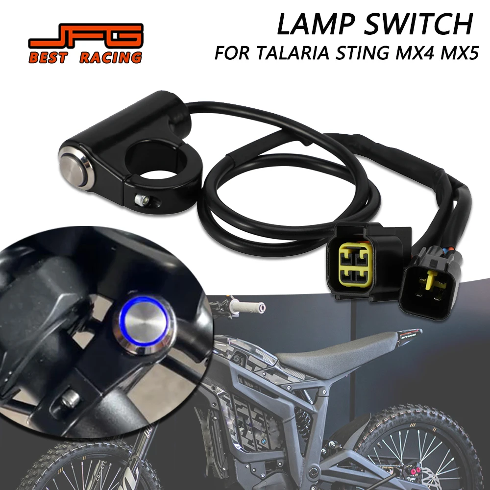 Kill Switches For MX4 MX5 Motorcycle Accessories For TALARIA STING MX4 MX5 Headlight Switch Electric Dirt E-Bike Motorbike