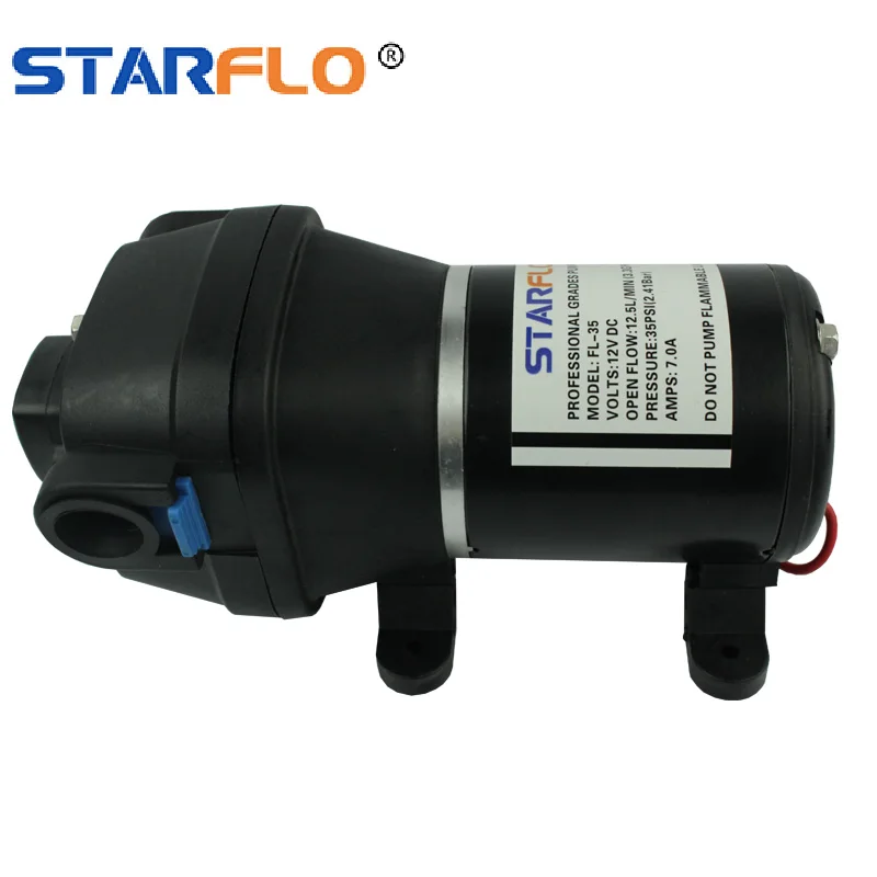 3GPM 35PSI Home Water Pressure Pump Marine RV Garden 12v 24v Marine Raw Water Pump For Shower