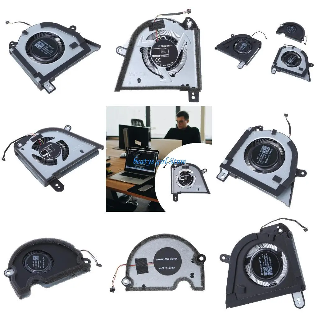 

C7AB Gaming Laptop CPU GPU Fan Power For GU604 Models Advanced Cooling Solution Brushless Motor