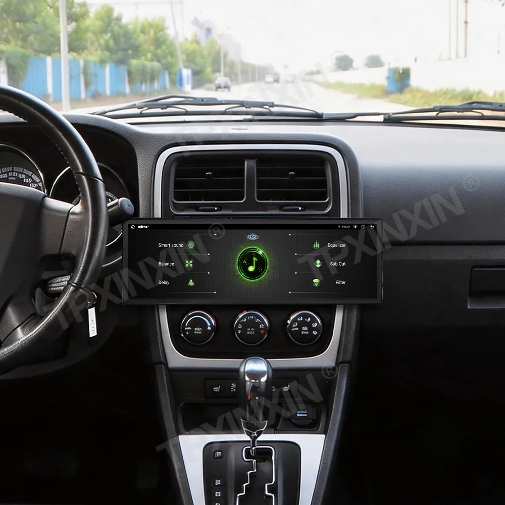 Car Accessories Radio For Dodge Caliber 2010-2012 Android Auto GPS Navigation Multimedia Stereo Receiver Head Unit Offline Maps