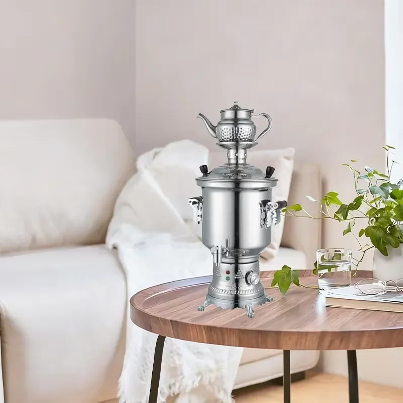 High quality #304 stainless steel 8L thermal insulation Russian electric teapot 1800W power, household coffee teapot