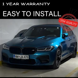 Headlight For BMW G30 2018-2022 M5 530i 525i Car автомобильные товары LED DRL Hella Xenon Lens Hella Hid H7 G38 Car Accessories