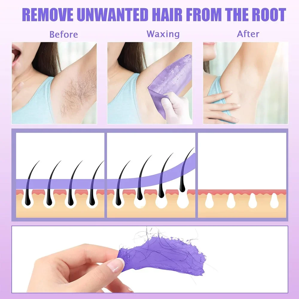 [Вилка европейского стандарта] Машина для плавления черного воска 200 мл + набор восковых бобов 200 г, нагрев воска, машина для удаления волос и восковой терапии