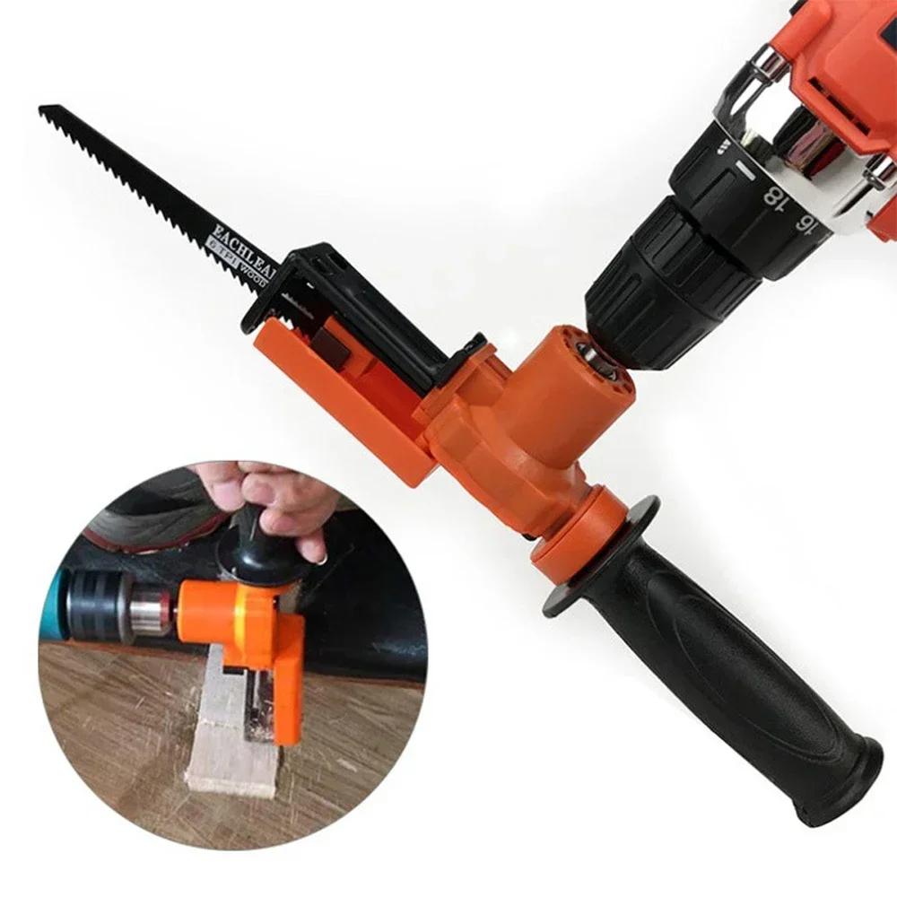 Imagem -06 - Elétrica Alternativa Saw Power Drill Attachment Prático Modificado Saw Woodworking Ferramenta de Corte