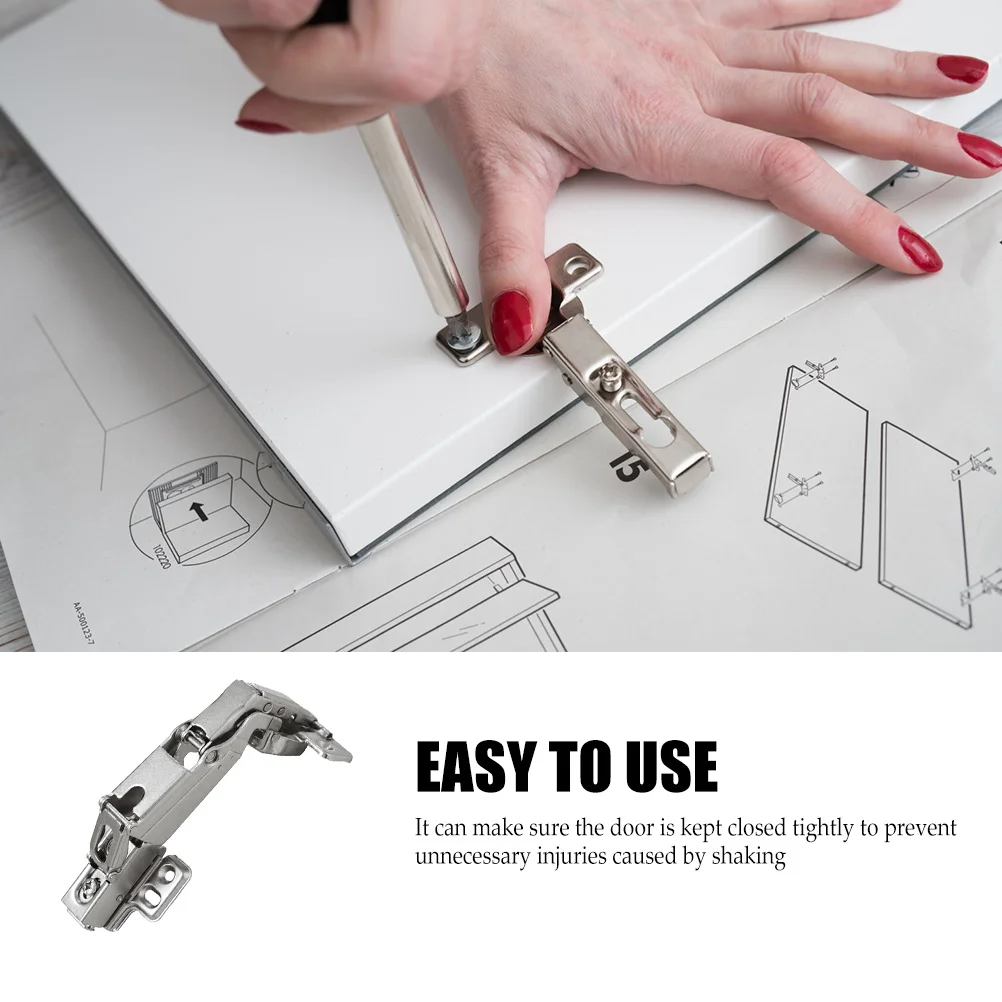

Hydraulic Hinges 175 Degree Damping Door Hinge Cabinet Closet Slow Closing Hardware Kitchen Wardrobe Sturdy Durable