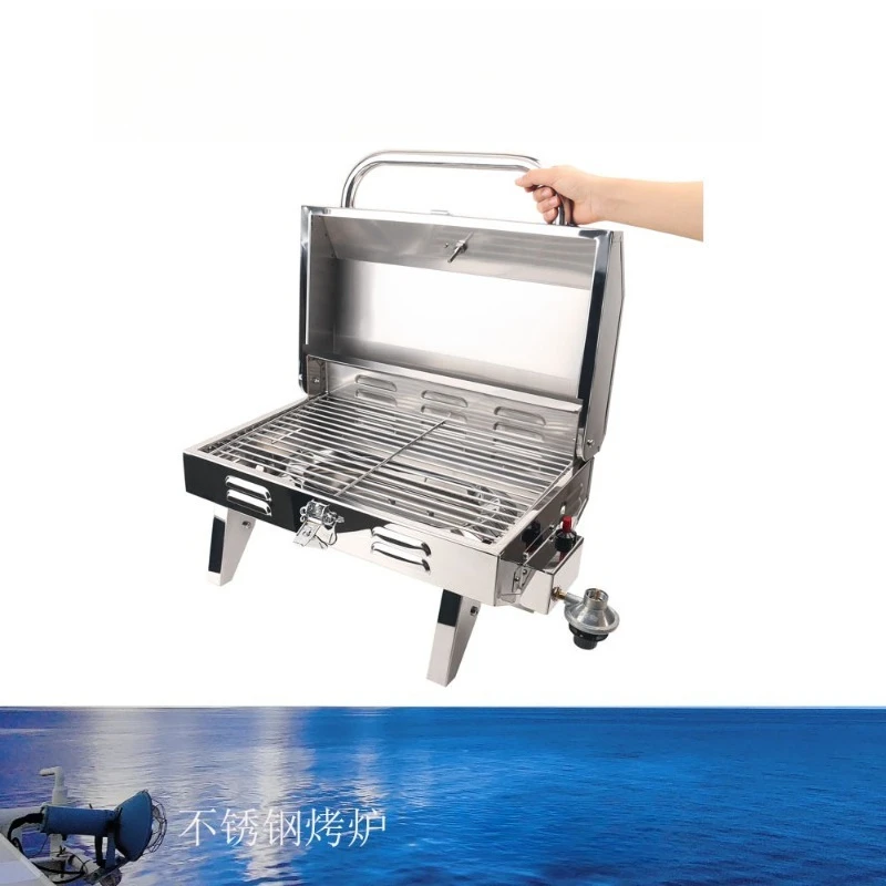 Outdoor Gas BBQ Grill American Barbecue Stove for Villa Courtyard Garden Homestay