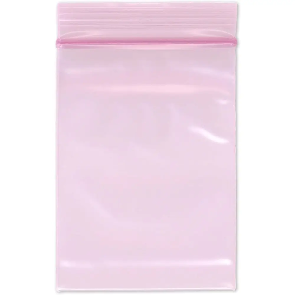 

3" x 4" (Case o 1,000), 4 Mil Heavy Duty Anti-Static Zipper Reclosable Plastic Bags