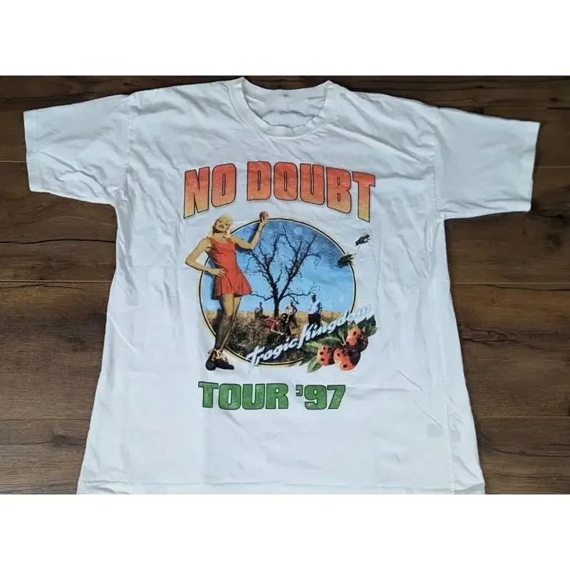 No Doubt Tragic Kingdom 97 tour T shirt White men All Size