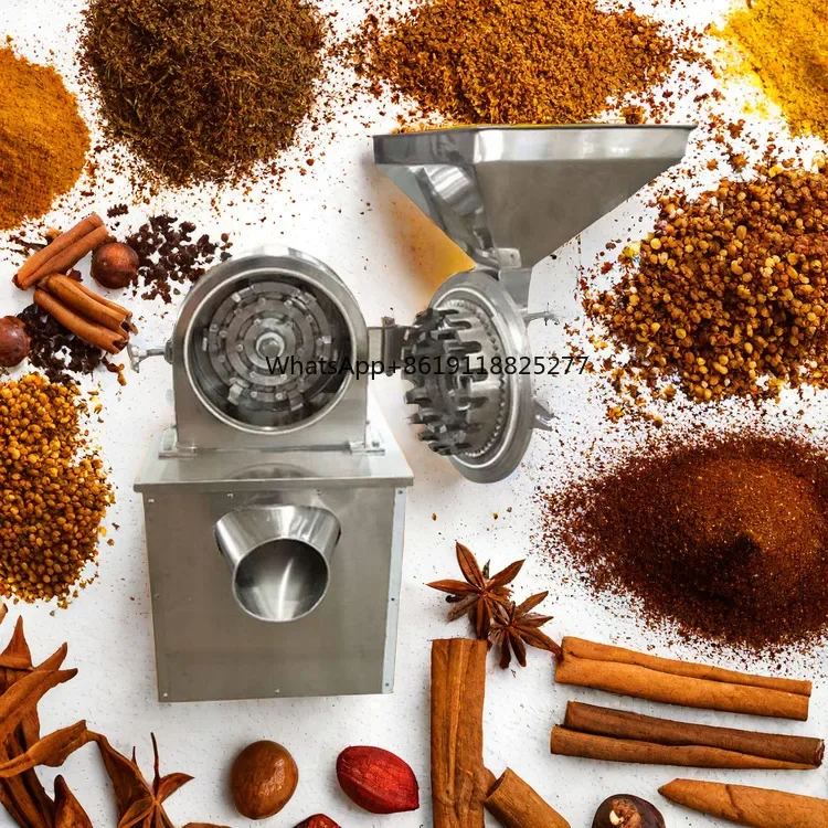 Industrial Dry Vanilla Kava Root Cocoa Coffee Bean Salt Sugar Fine Powder Making Grinding Grinder Machine for Fresh Pepper