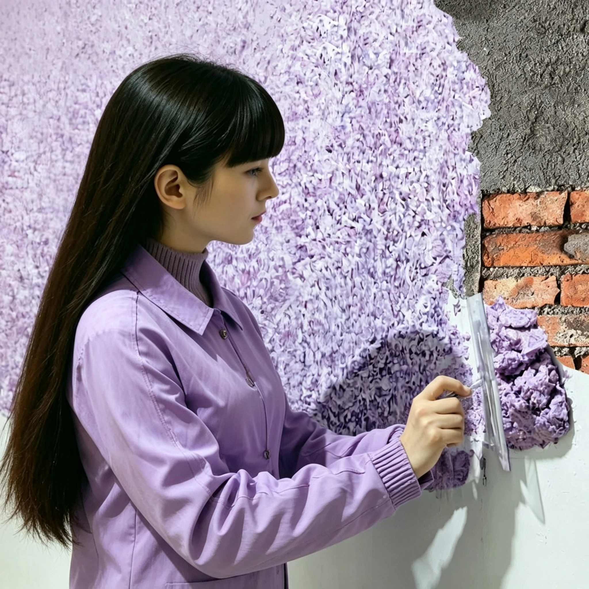 Liquid Wallpaper Ecological Wall Silk Plaster Ecological Mud Household Tv Fiber Coating Self Brushing Background Waterproof