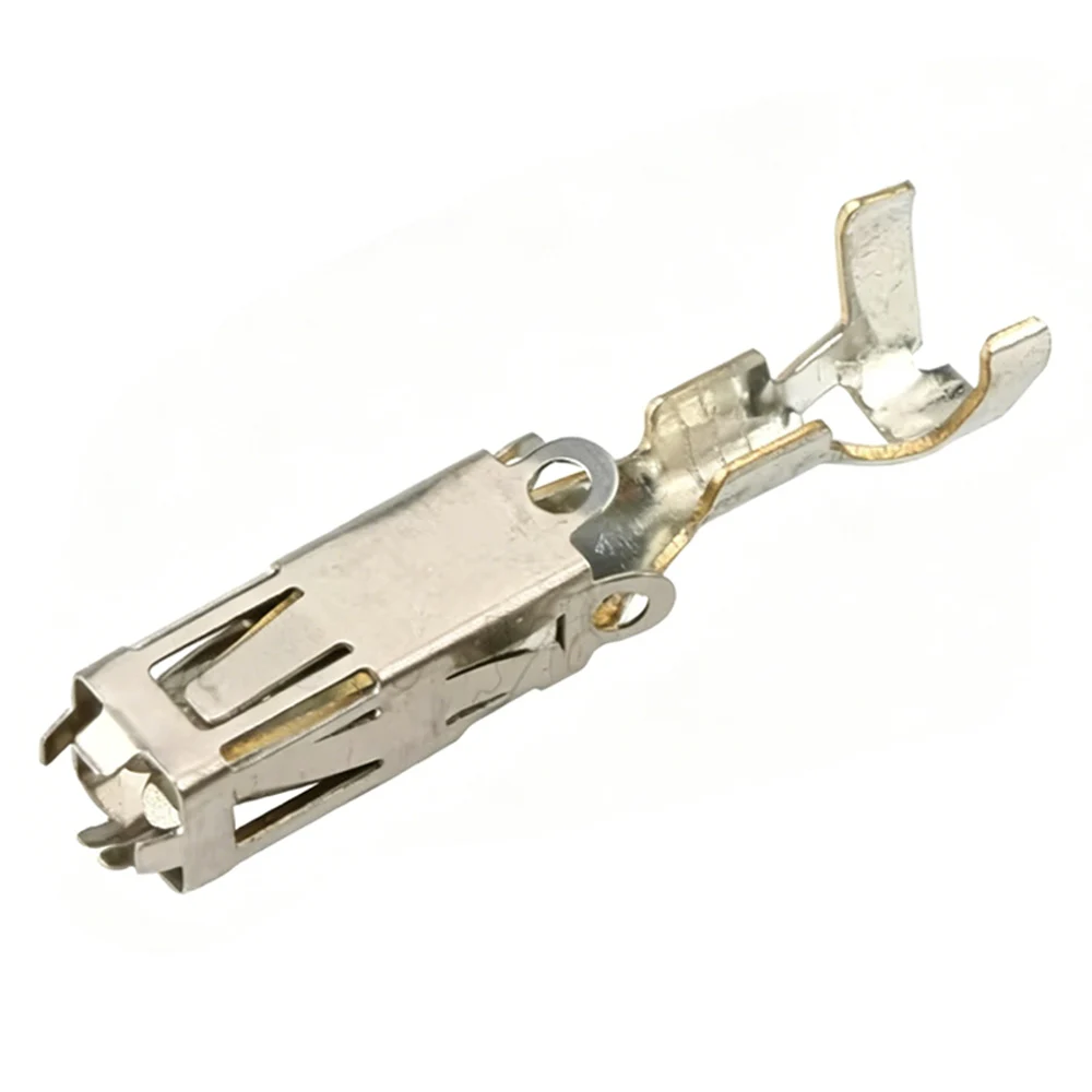 

50 Pcs DJ221F-2.5B Automotive Connector Tin-Plated Copper Terminal Brass Male Female Crimp Terminal for Wiring