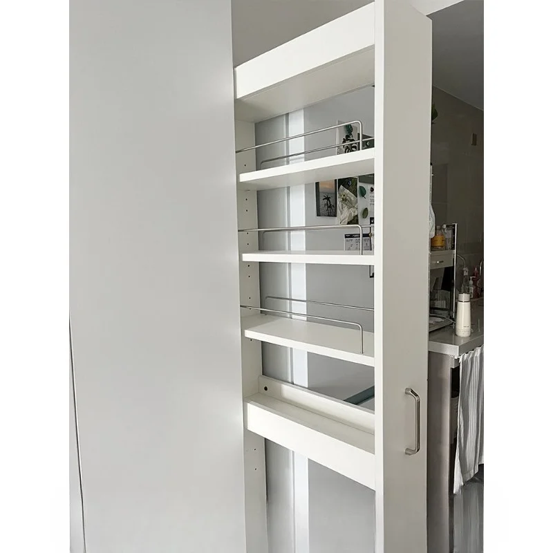 Square Inch Narrow Seam Rack, Refrigerator Seam Storage Cabinet, Small Apartment Wall Seam Pulling Cabinet