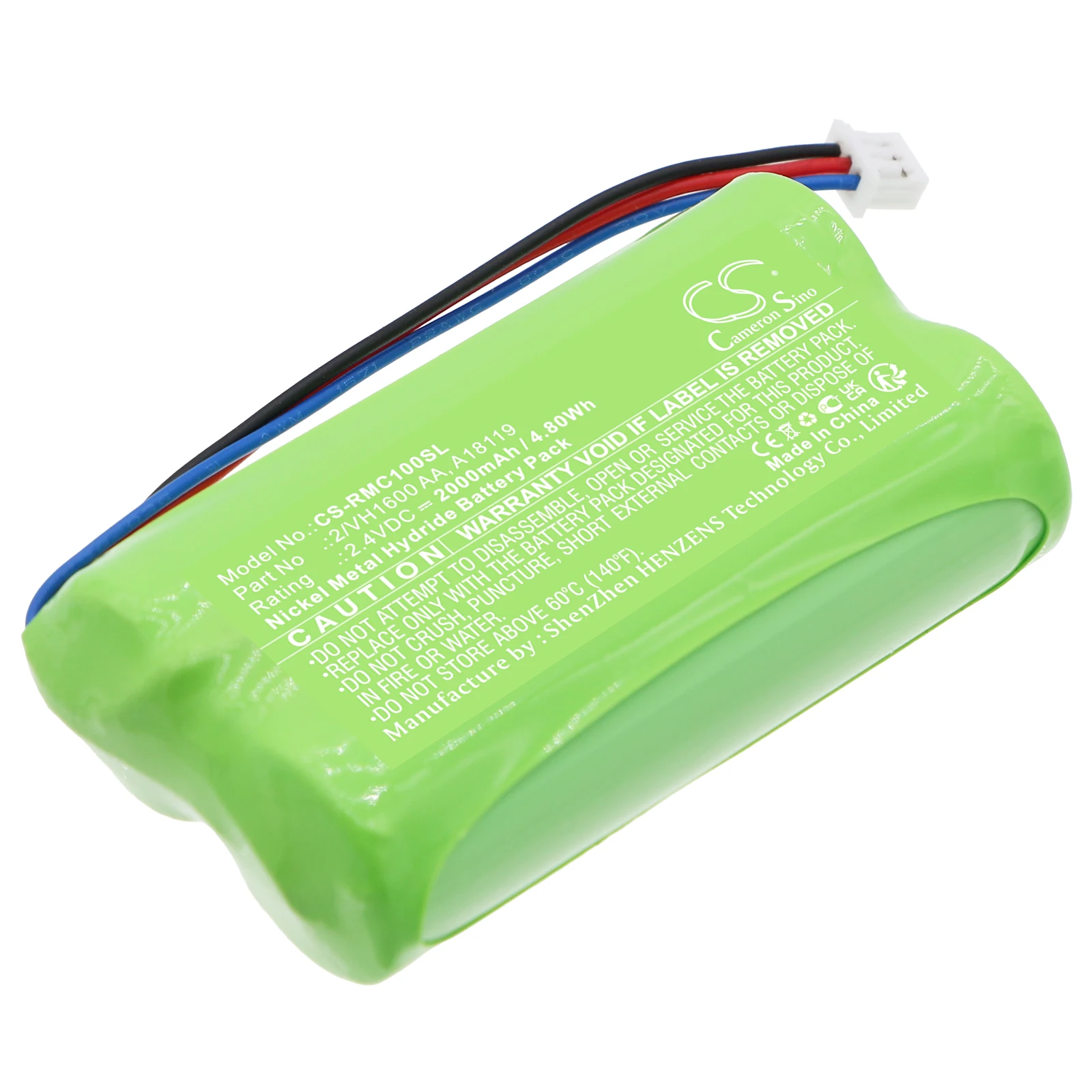 ent Battery For Raymarine Smart Controller, Smart Controller Wireless Auto 2/VH1600 AA, A18119 2000mAh / 4.80Wh Two-Way Radio